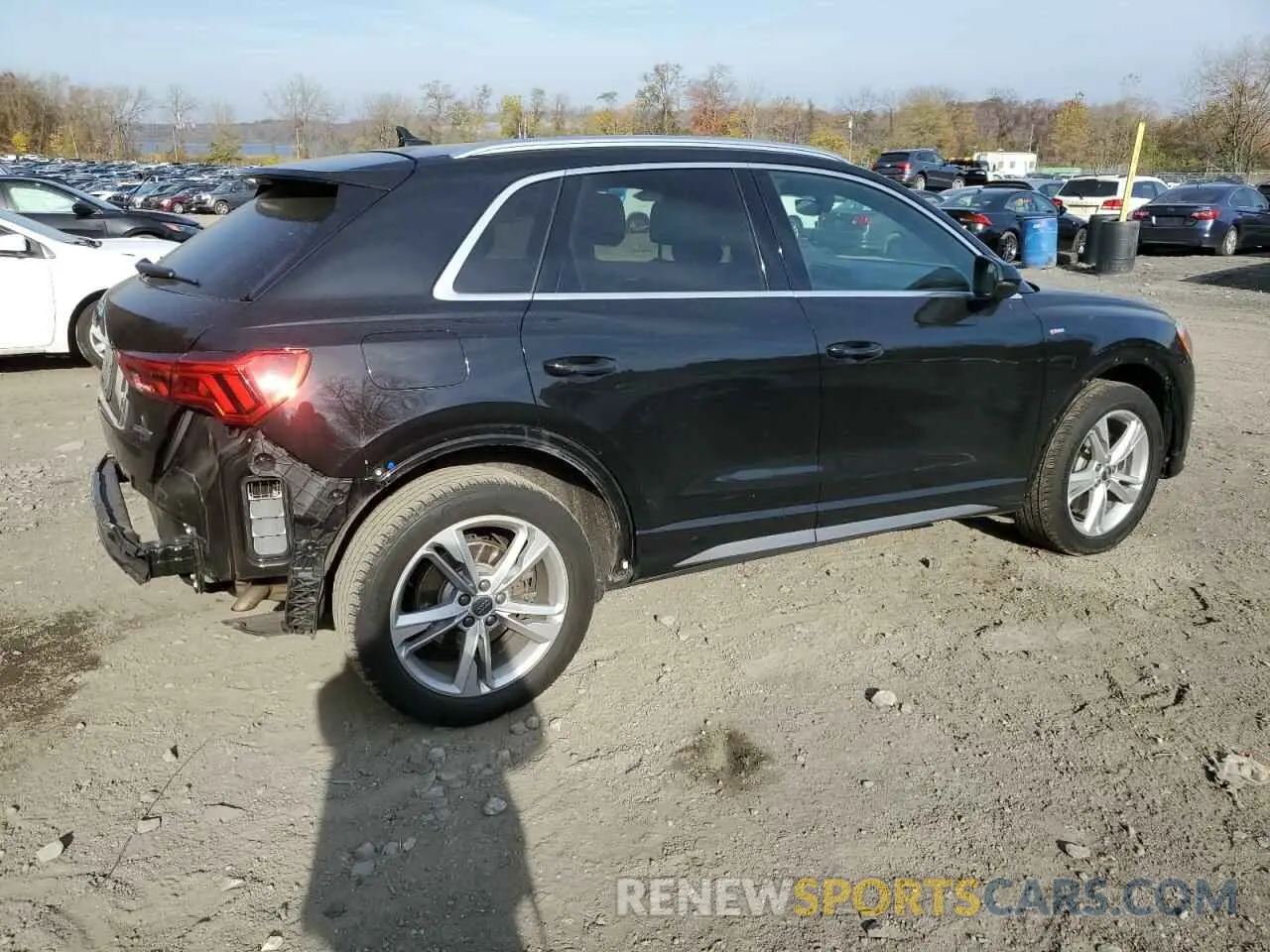 3 fotografías del automóvil dañado WA1DECF34M1013348 AUDI Q3 2021