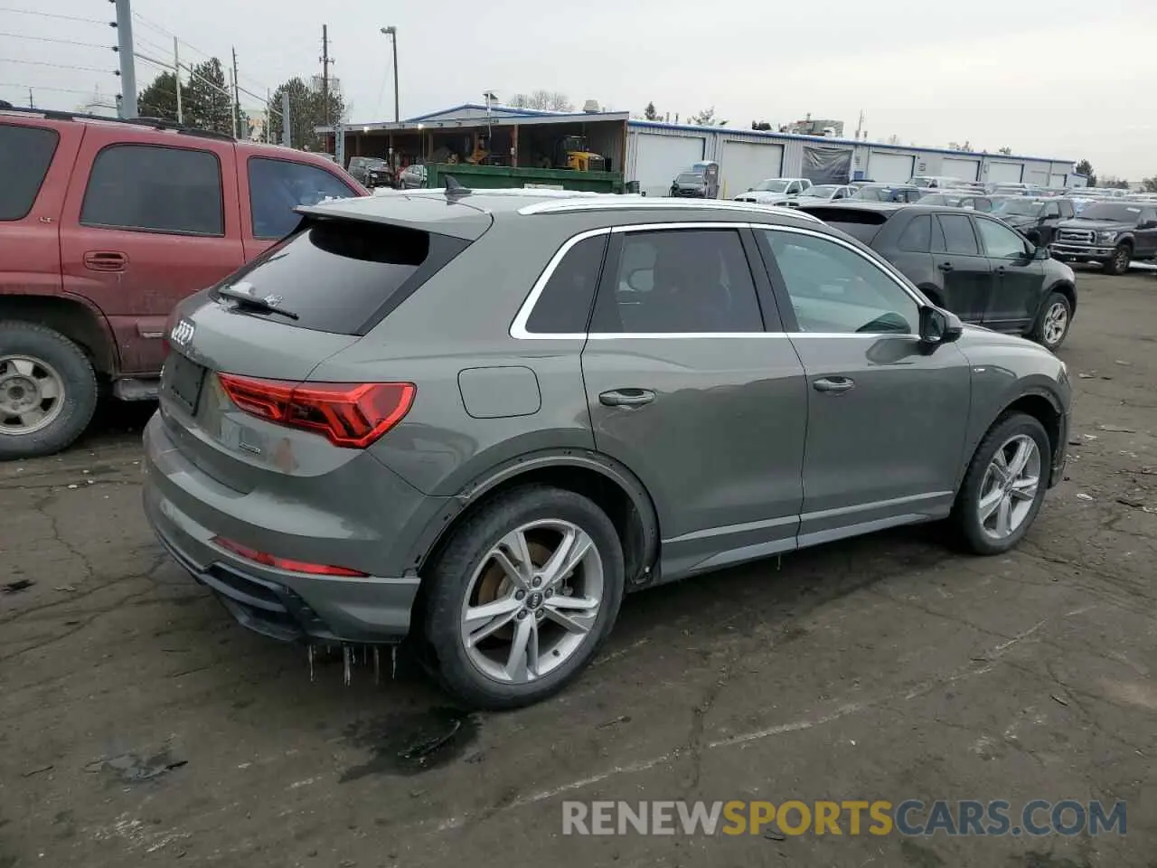 3 fotografías del automóvil dañado WA1DECF34M1013785 AUDI Q3 2021