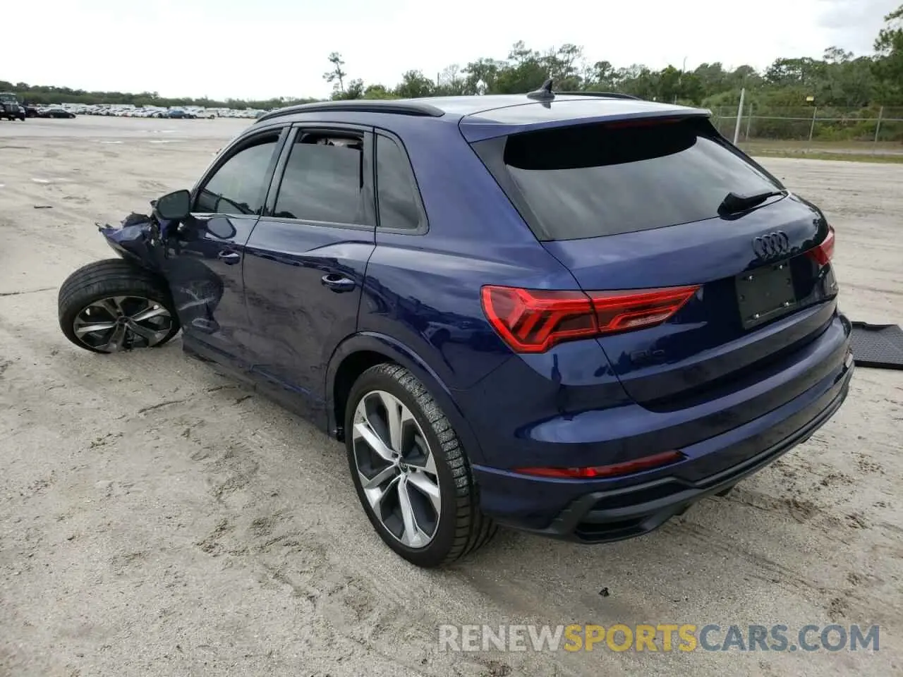 3 fotografías del automóvil dañado WA1DECF34M1137474 AUDI Q3 2021