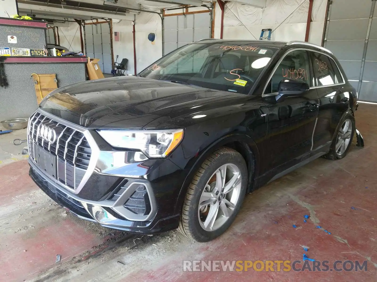 2 fotografías del automóvil dañado WA1DECF35M1004349 AUDI Q3 2021
