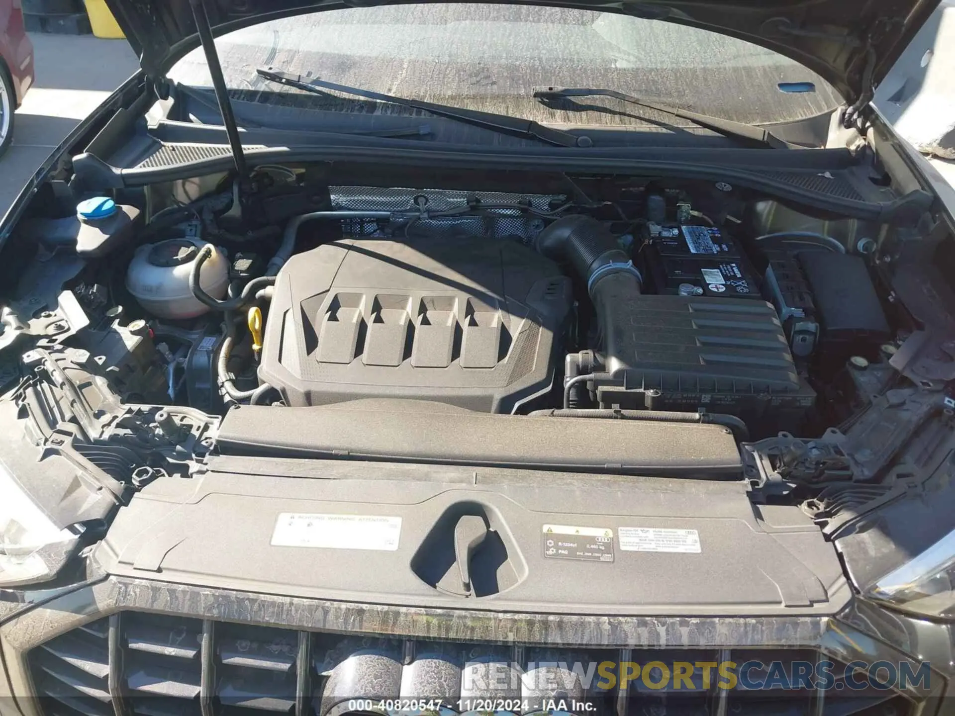 10 fotografías del automóvil dañado WA1DECF35M1005579 AUDI Q3 2021