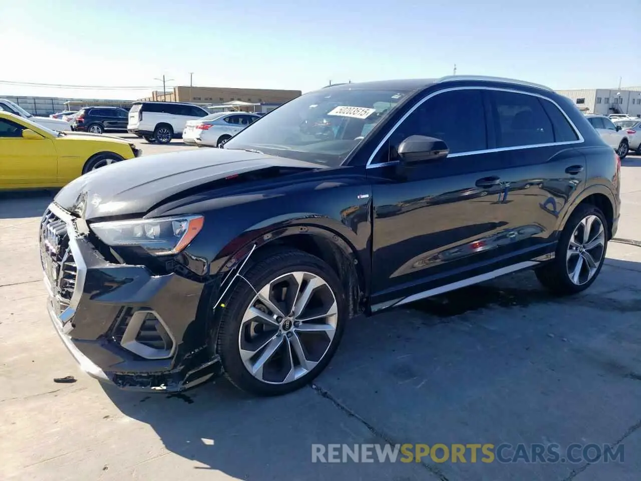 1 fotografías del automóvil dañado WA1DECF36M1014758 AUDI Q3 2021