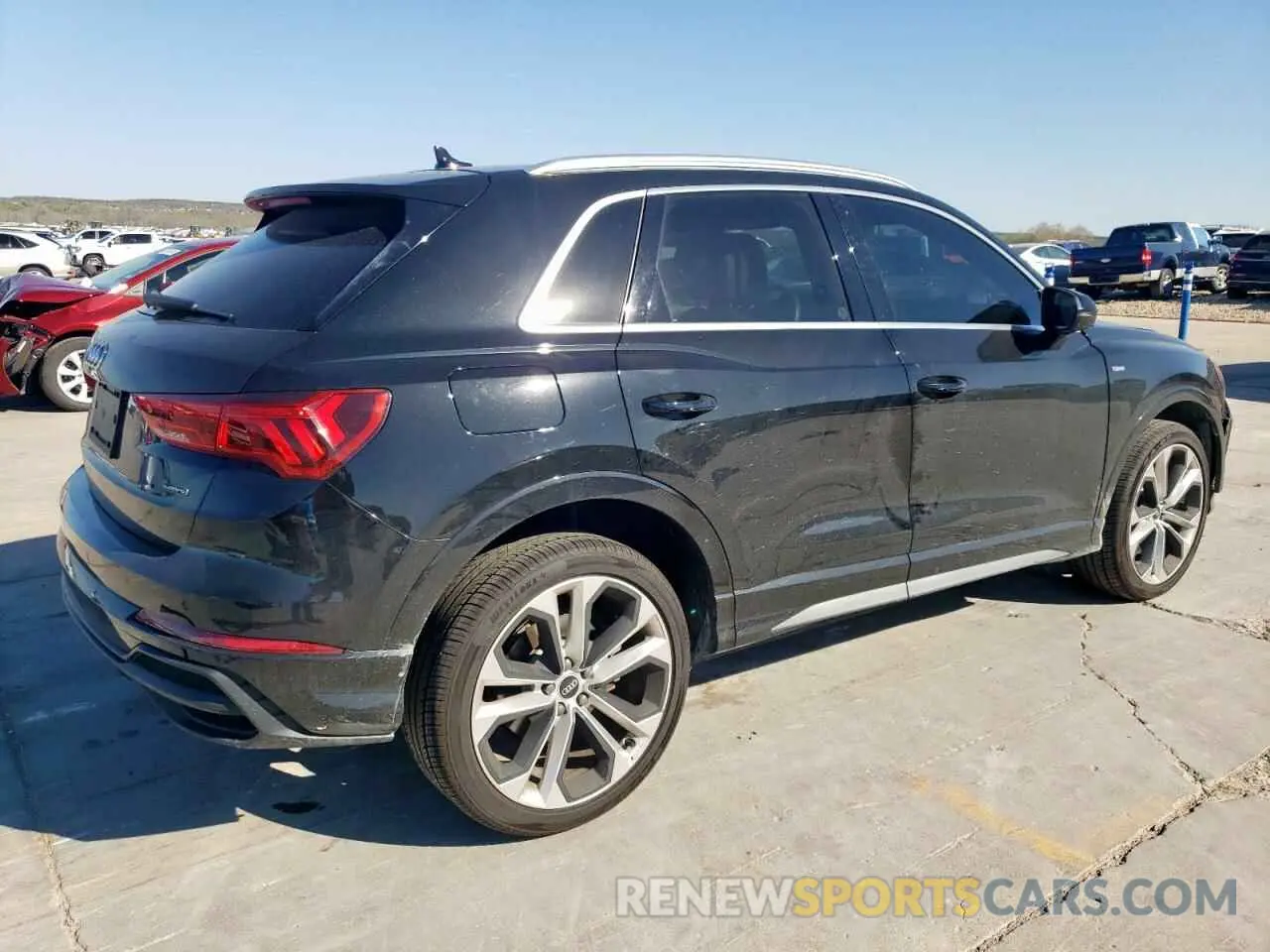 3 fotografías del automóvil dañado WA1DECF36M1014758 AUDI Q3 2021