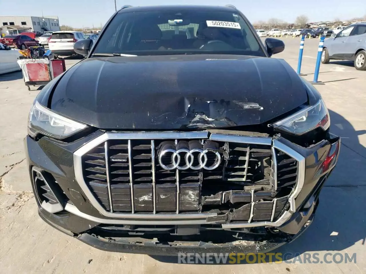 5 fotografías del automóvil dañado WA1DECF36M1014758 AUDI Q3 2021