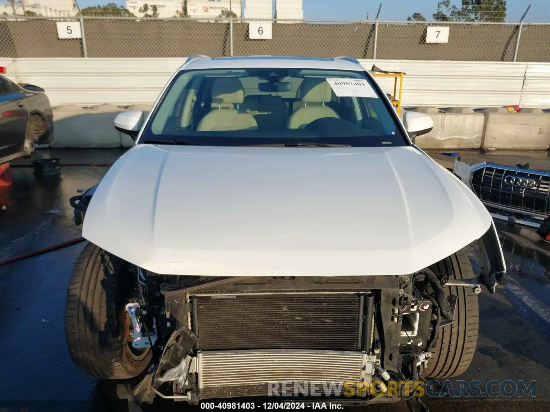 13 fotografías del automóvil dañado WA1DECF36M1038042 AUDI Q3 2021