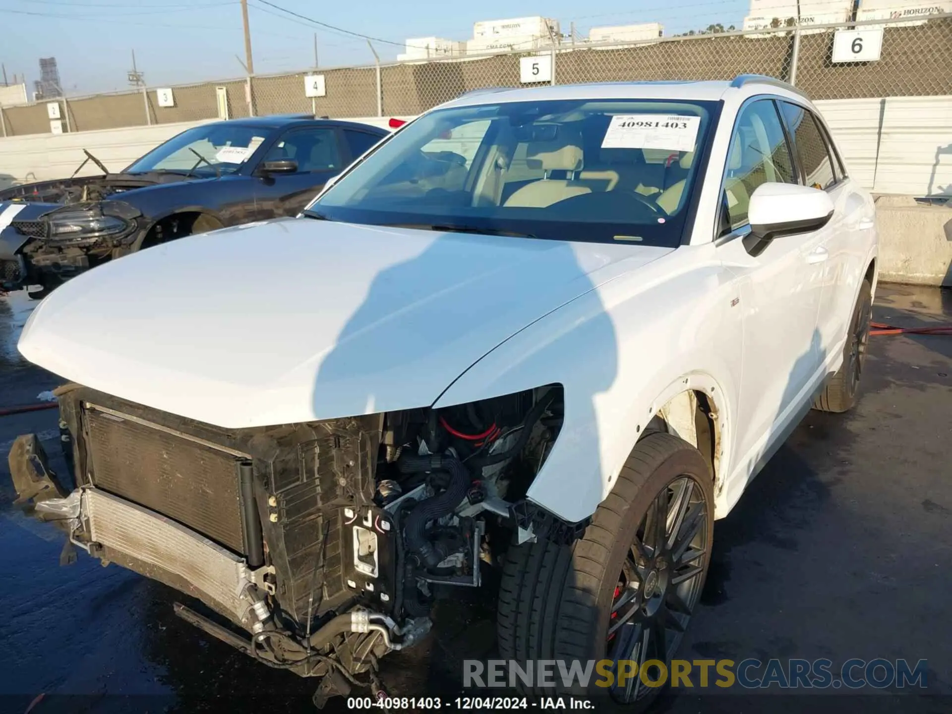 6 fotografías del automóvil dañado WA1DECF36M1038042 AUDI Q3 2021