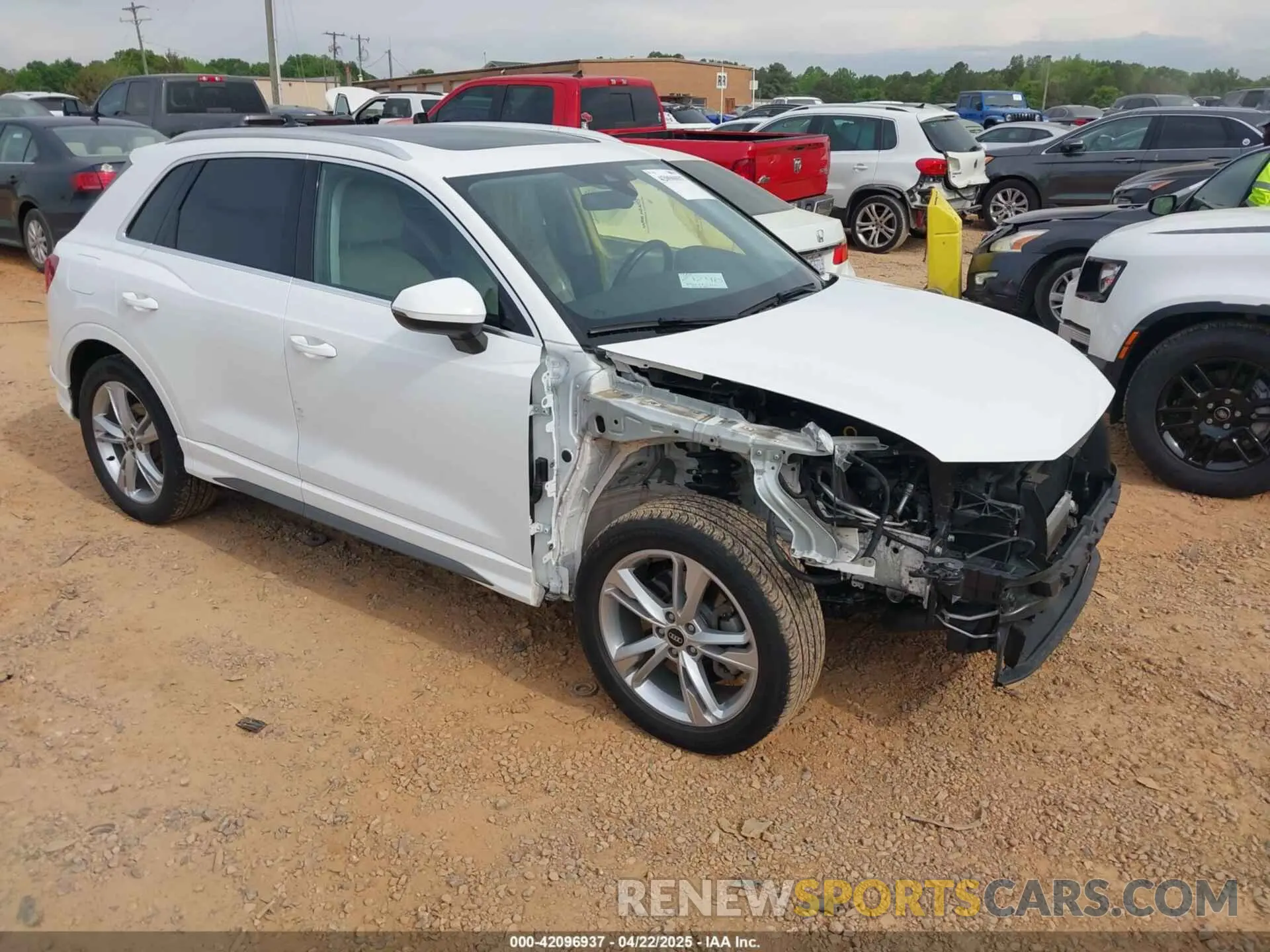 1 fotografías del automóvil dañado WA1DECF37M1037711 AUDI Q3 2021