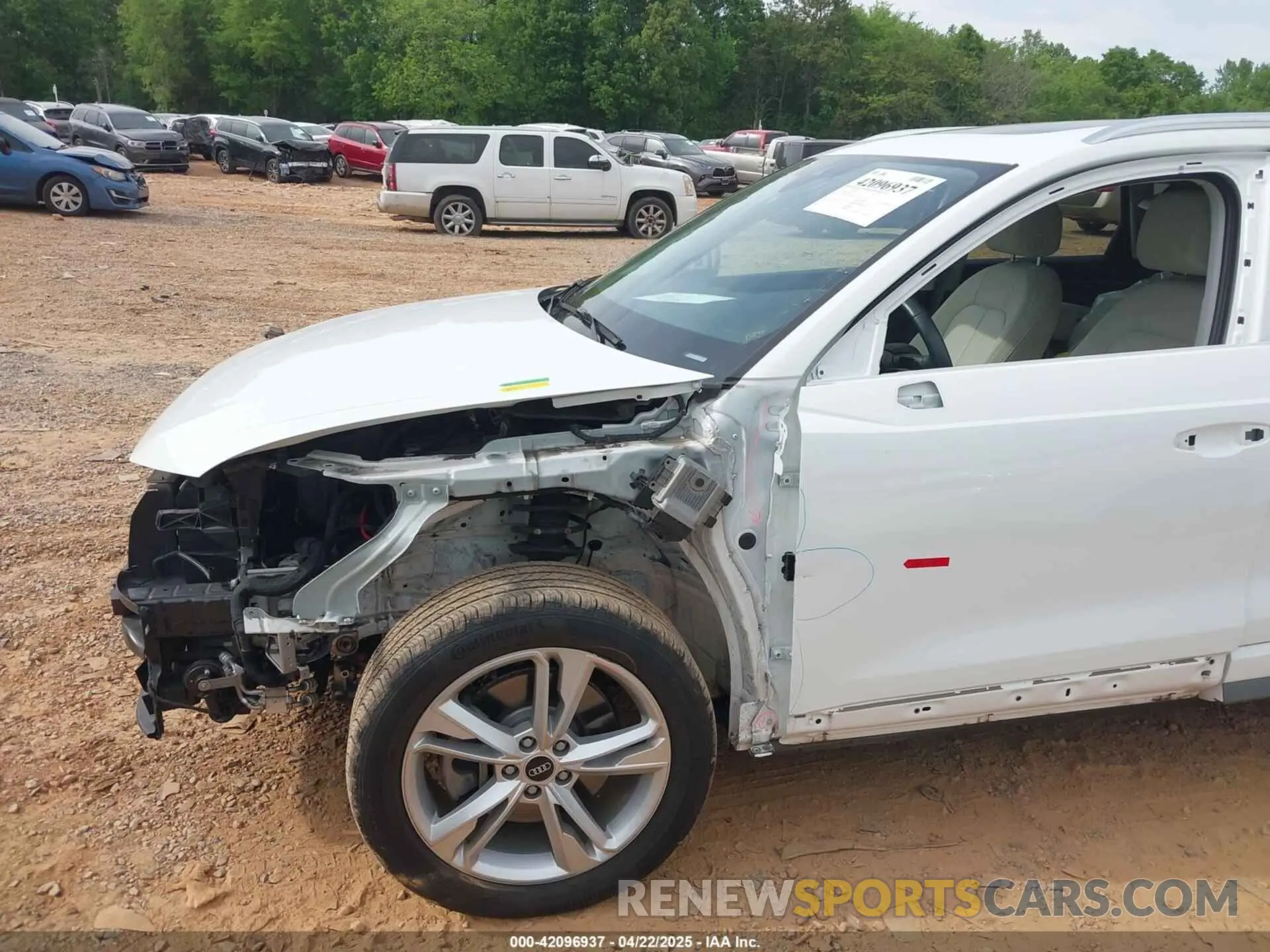 6 fotografías del automóvil dañado WA1DECF37M1037711 AUDI Q3 2021