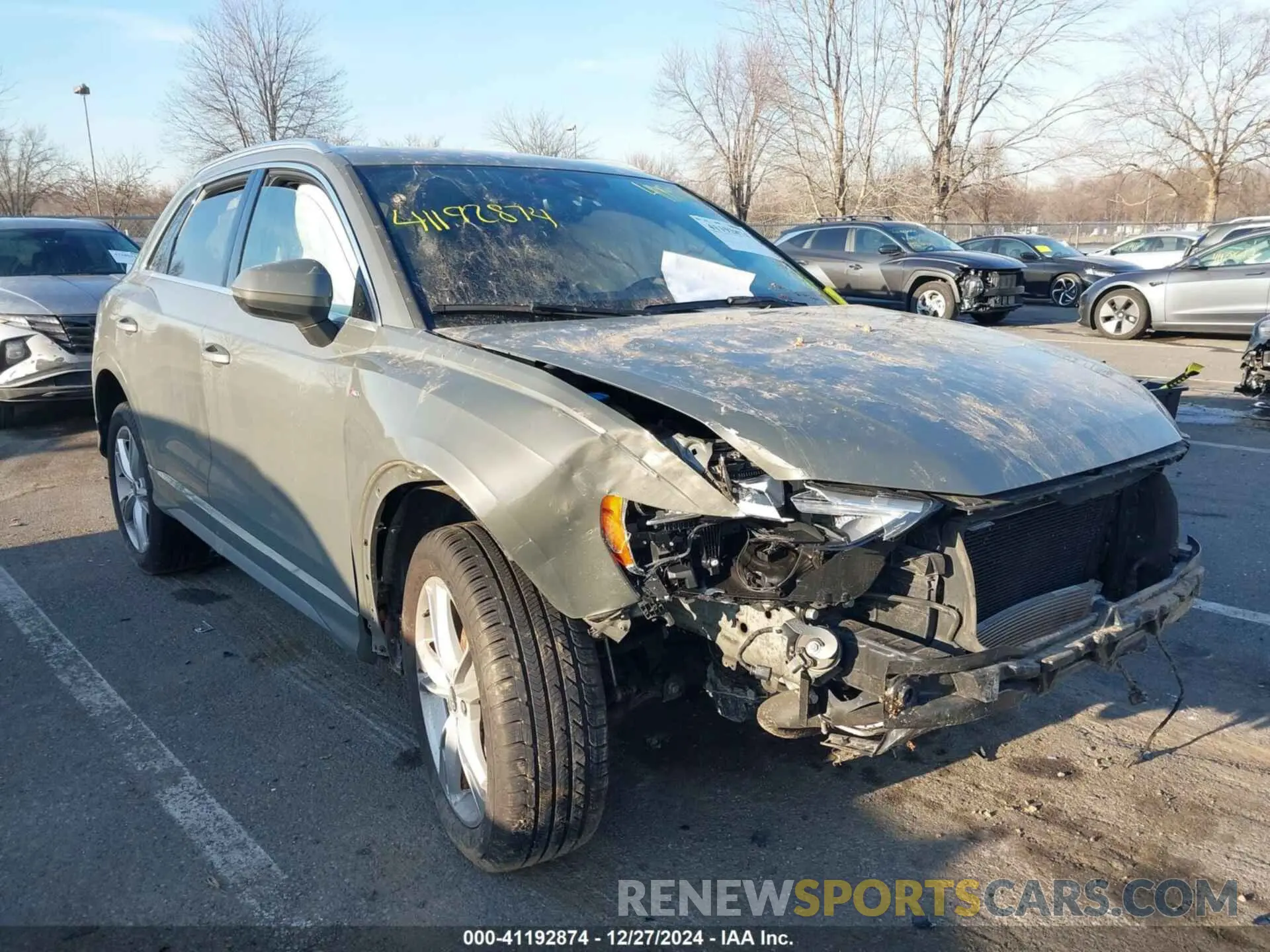 1 fotografías del automóvil dañado WA1DECF37M1075942 AUDI Q3 2021