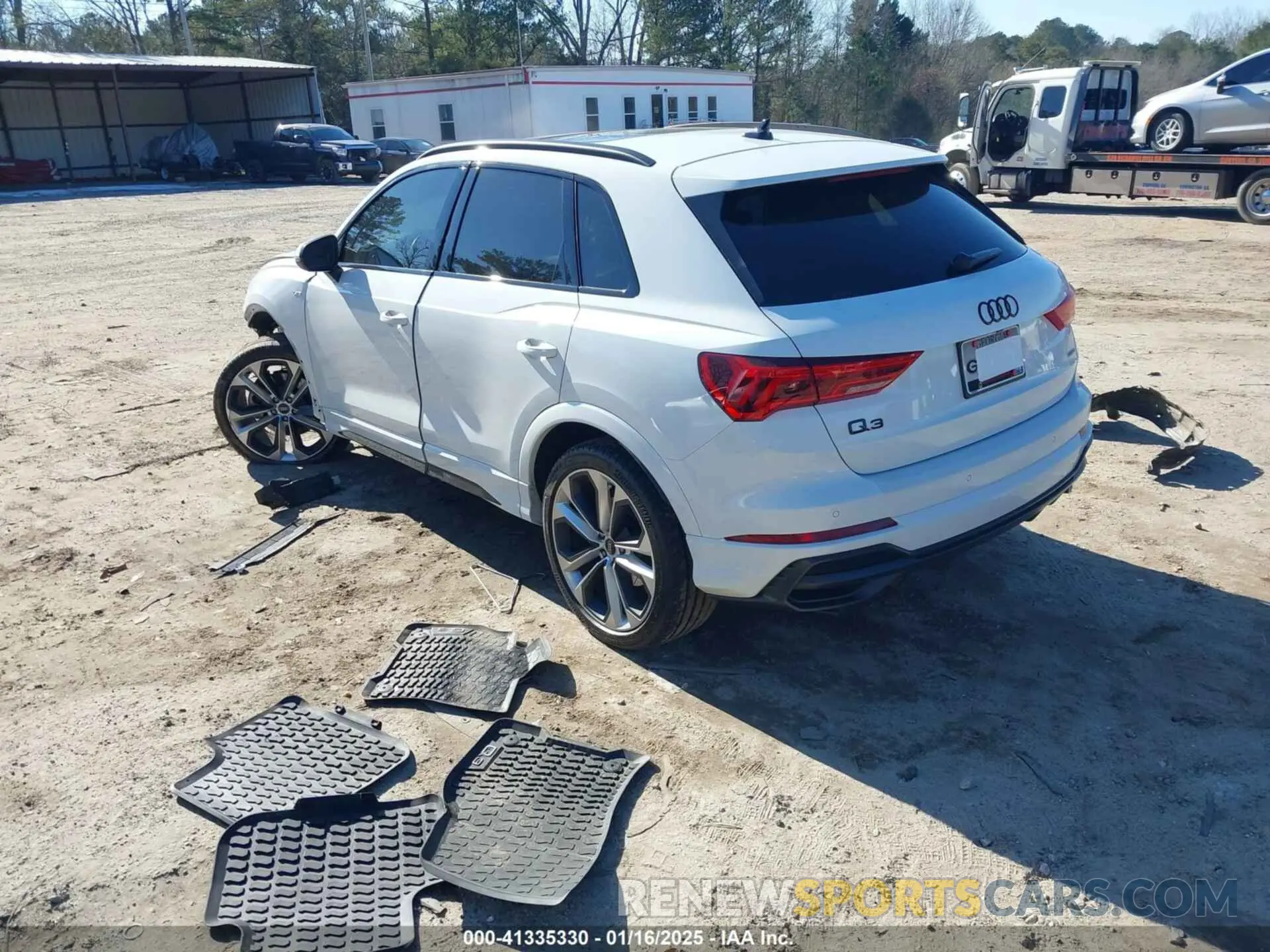 3 fotografías del automóvil dañado WA1DECF37M1149439 AUDI Q3 2021