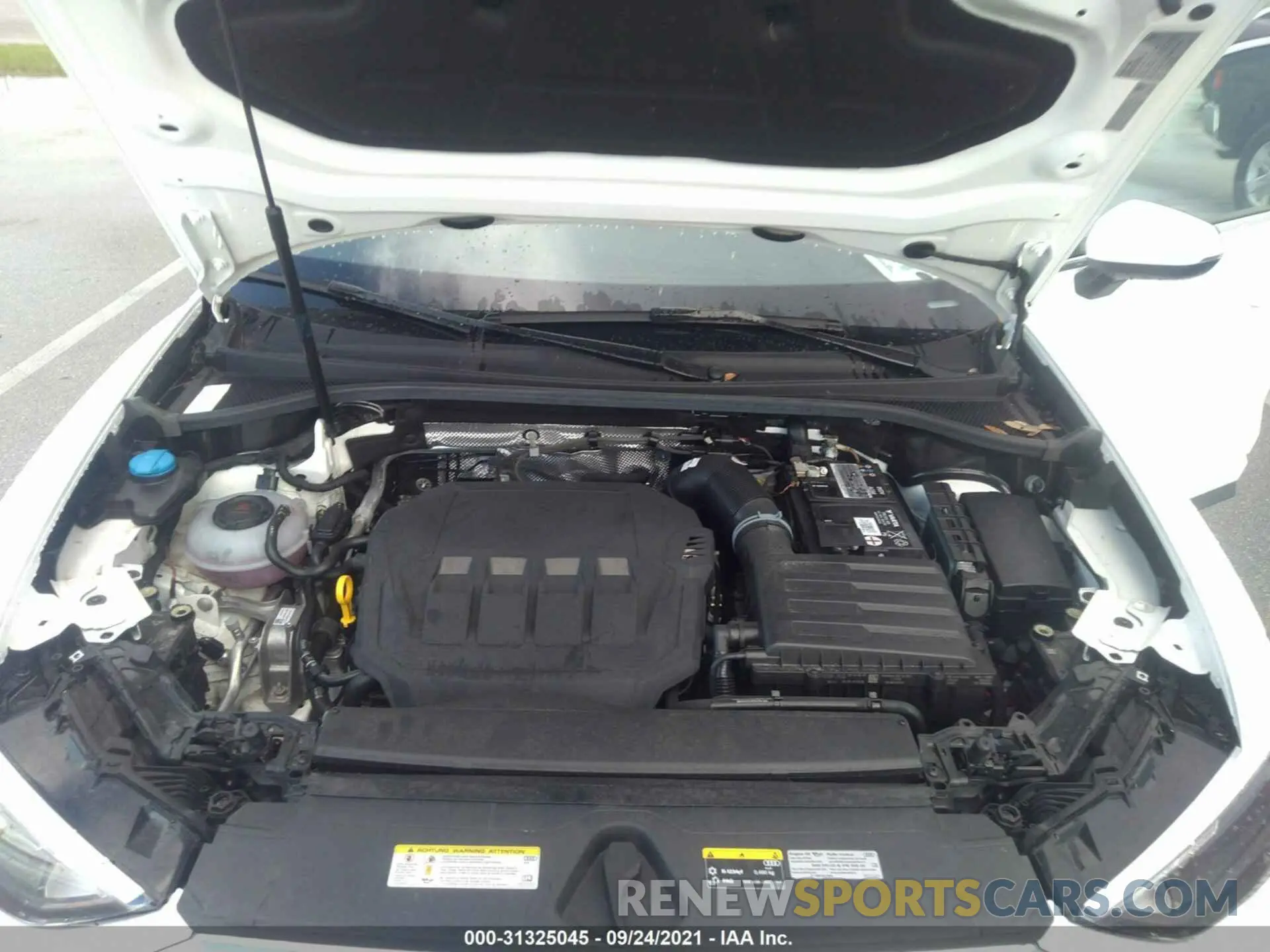 10 fotografías del automóvil dañado WA1DECF38M1035367 AUDI Q3 2021