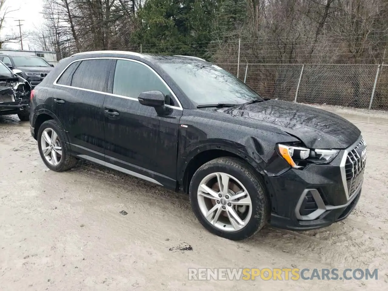 4 fotografías del automóvil dañado WA1DECF39M1011353 AUDI Q3 2021