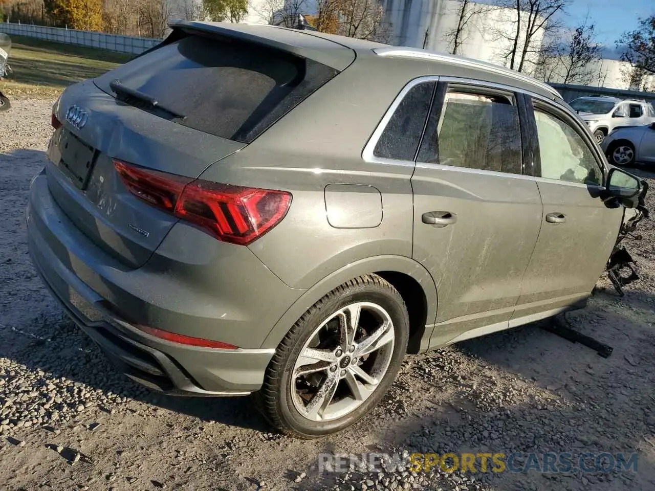 3 fotografías del automóvil dañado WA1DECF39M1028847 AUDI Q3 2021