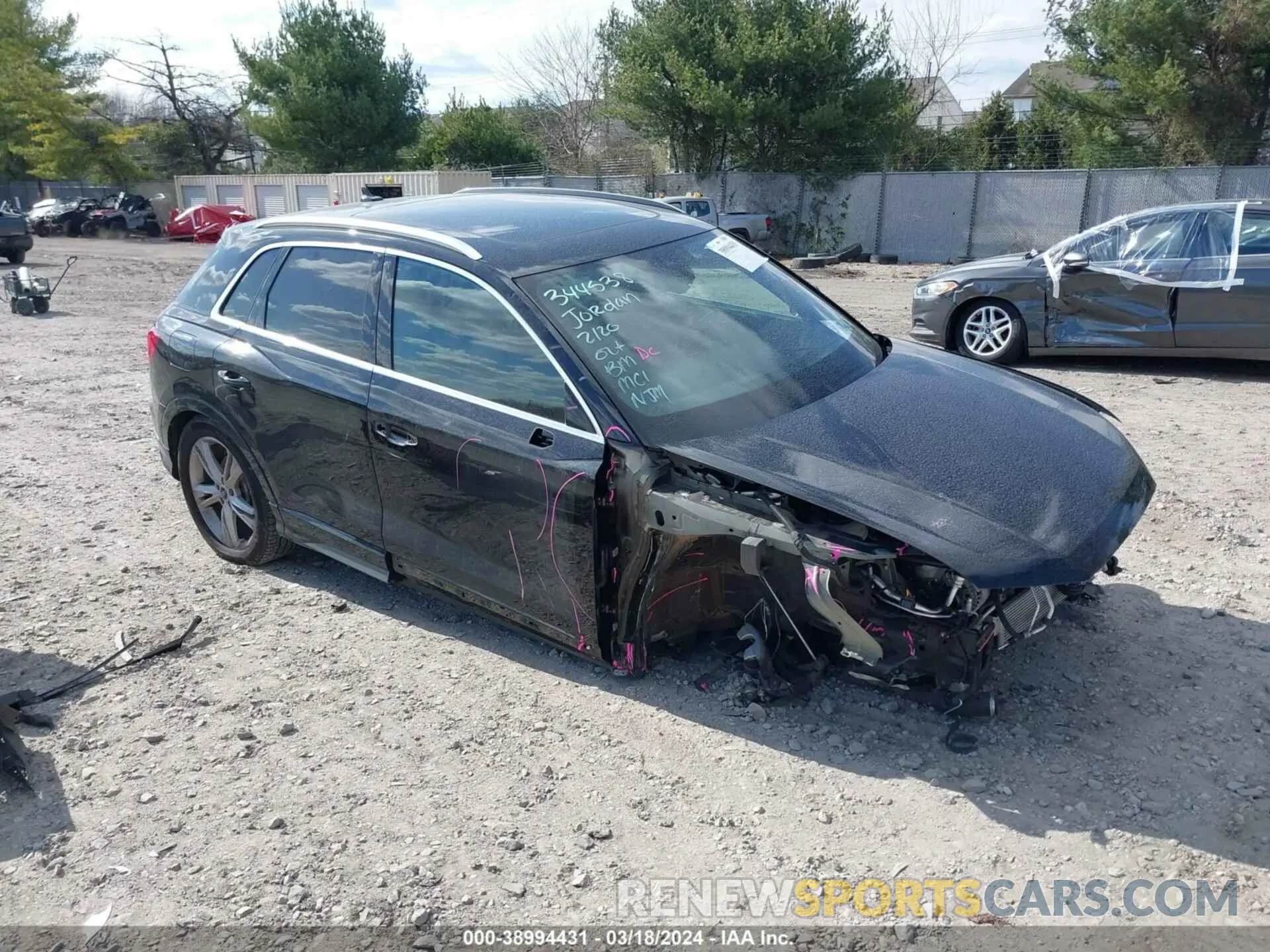 1 fotografías del automóvil dañado WA1DECF39M1093875 AUDI Q3 2021
