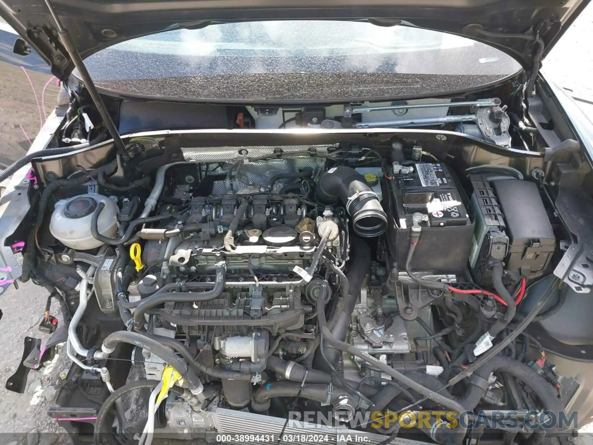 10 fotografías del automóvil dañado WA1DECF39M1093875 AUDI Q3 2021