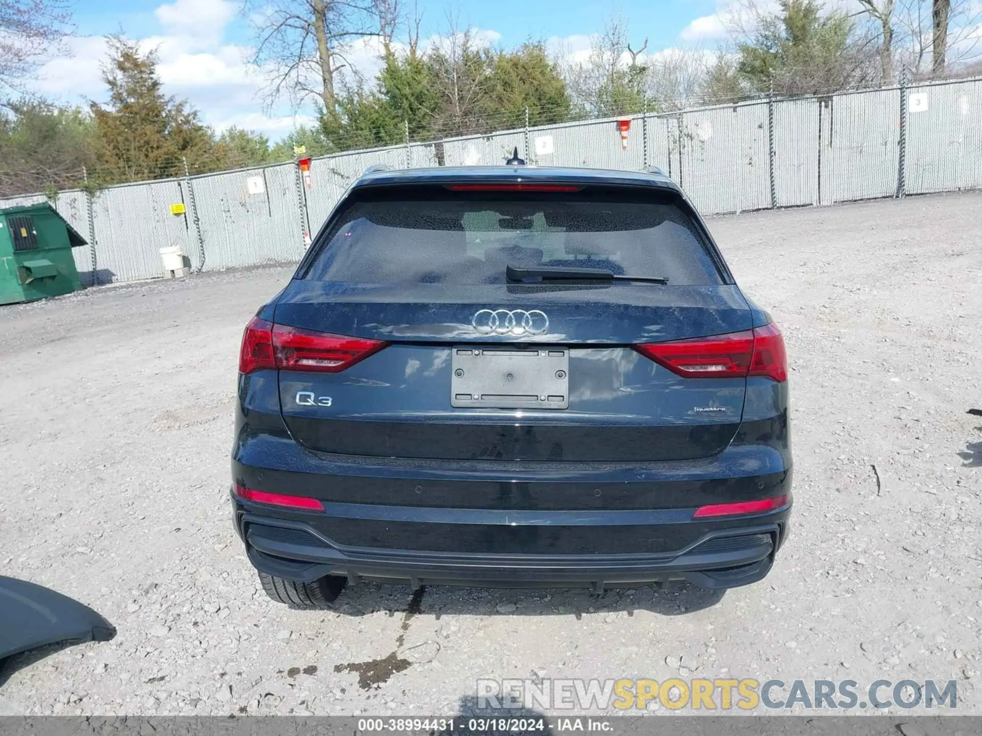 16 fotografías del automóvil dañado WA1DECF39M1093875 AUDI Q3 2021