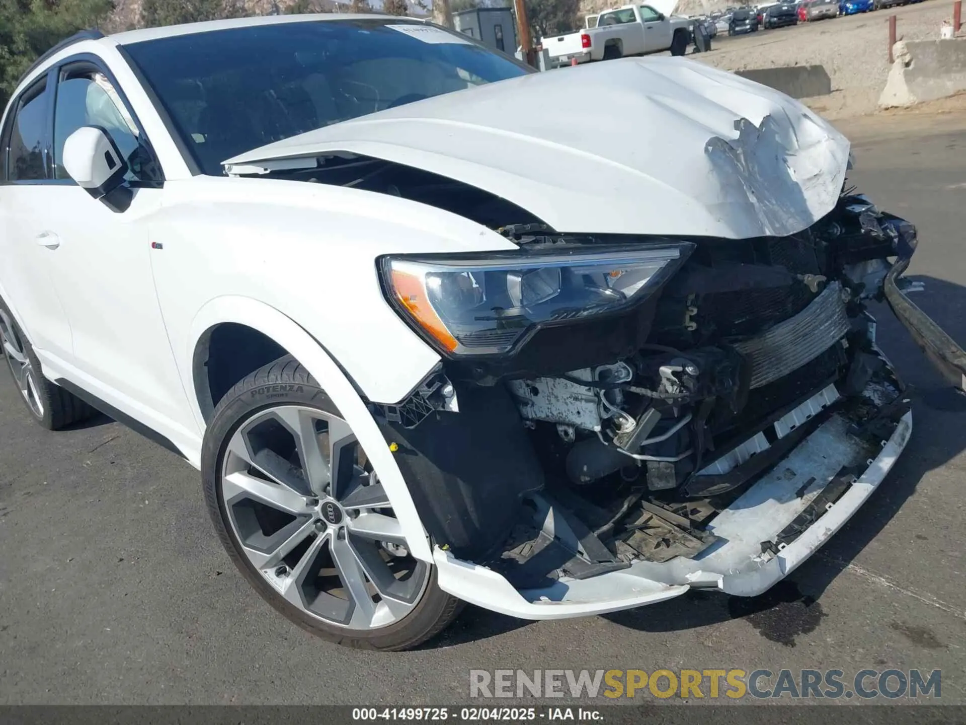 17 fotografías del automóvil dañado WA1DECF39M1143545 AUDI Q3 2021