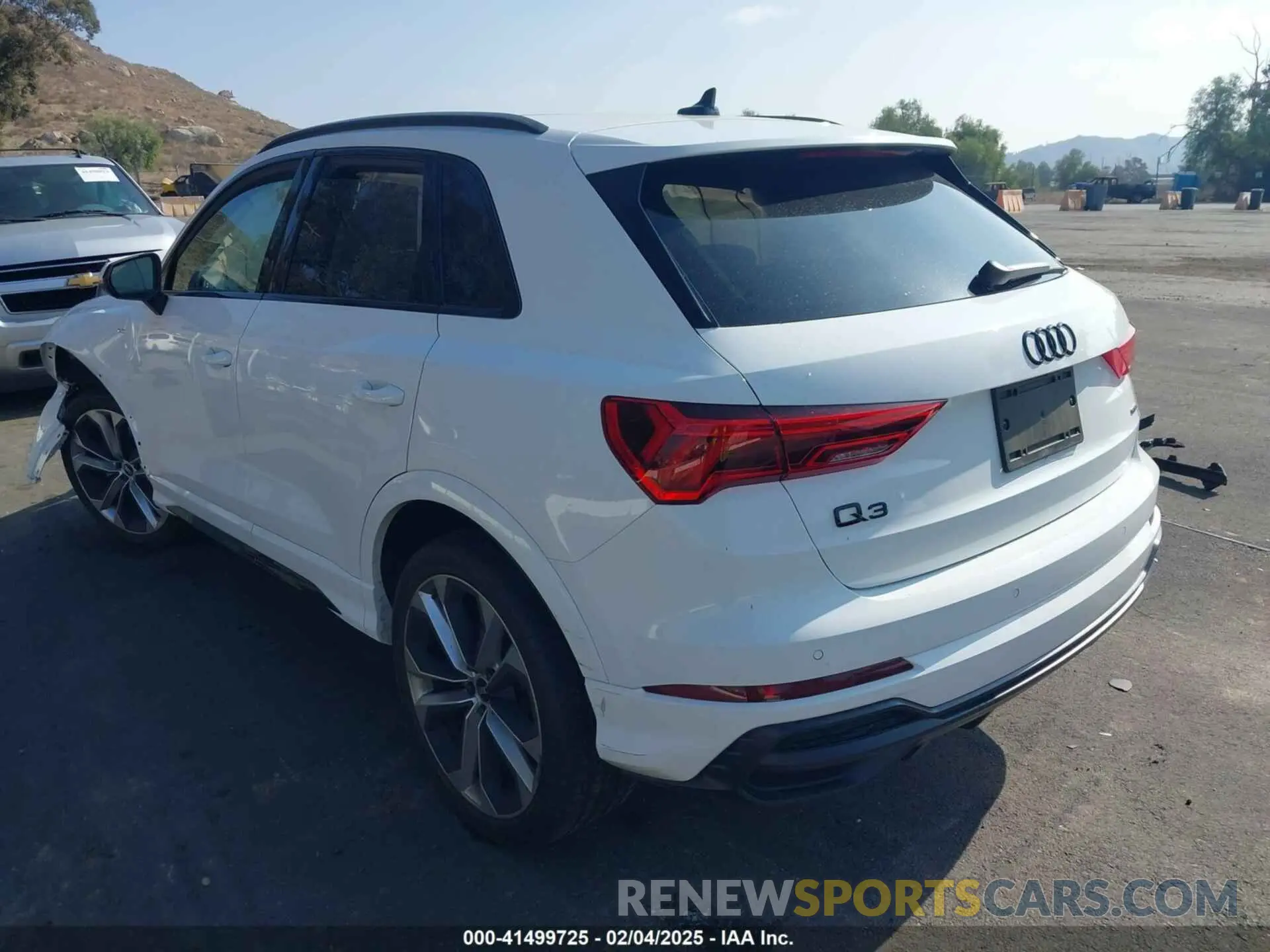 3 fotografías del automóvil dañado WA1DECF39M1143545 AUDI Q3 2021