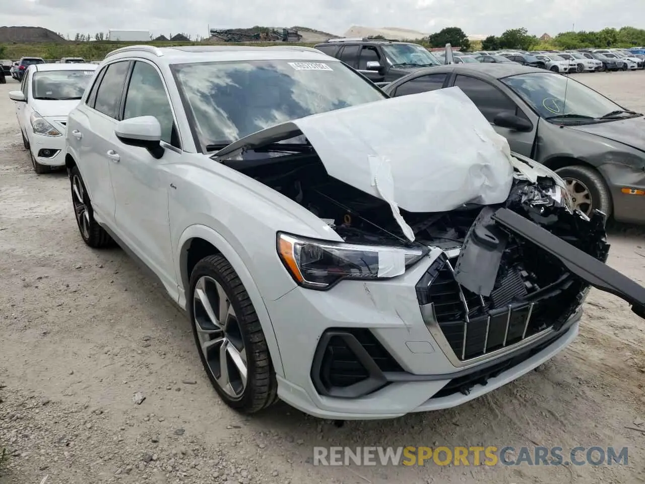 1 fotografías del automóvil dañado WA1DECF39M1153136 AUDI Q3 2021