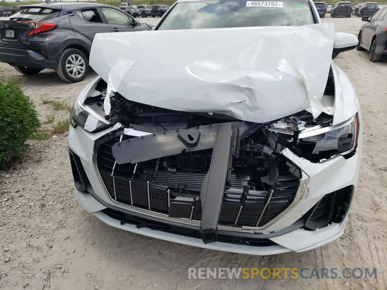 9 fotografías del automóvil dañado WA1DECF39M1153136 AUDI Q3 2021