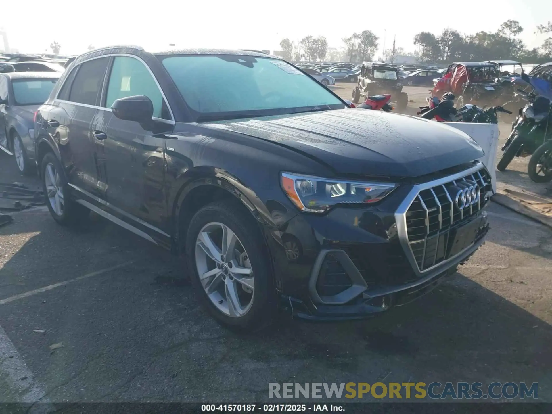 1 fotografías del automóvil dañado WA1DECF3XM1008140 AUDI Q3 2021