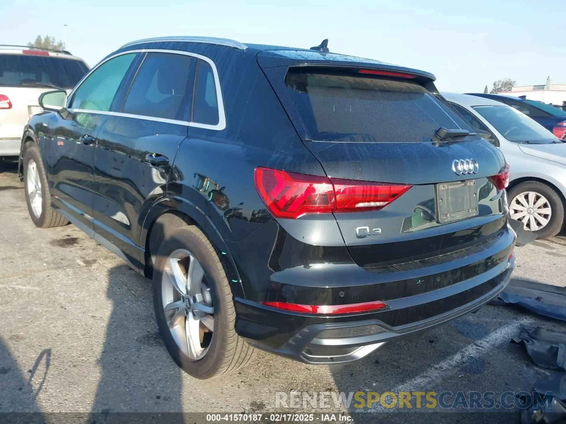 3 fotografías del automóvil dañado WA1DECF3XM1008140 AUDI Q3 2021