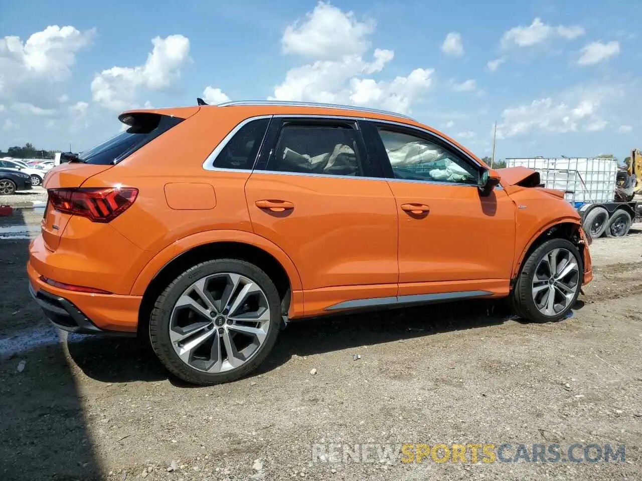 3 fotografías del automóvil dañado WA1DEDF37M1097879 AUDI Q3 2021