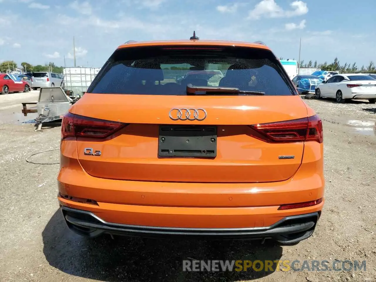 6 fotografías del automóvil dañado WA1DEDF37M1097879 AUDI Q3 2021
