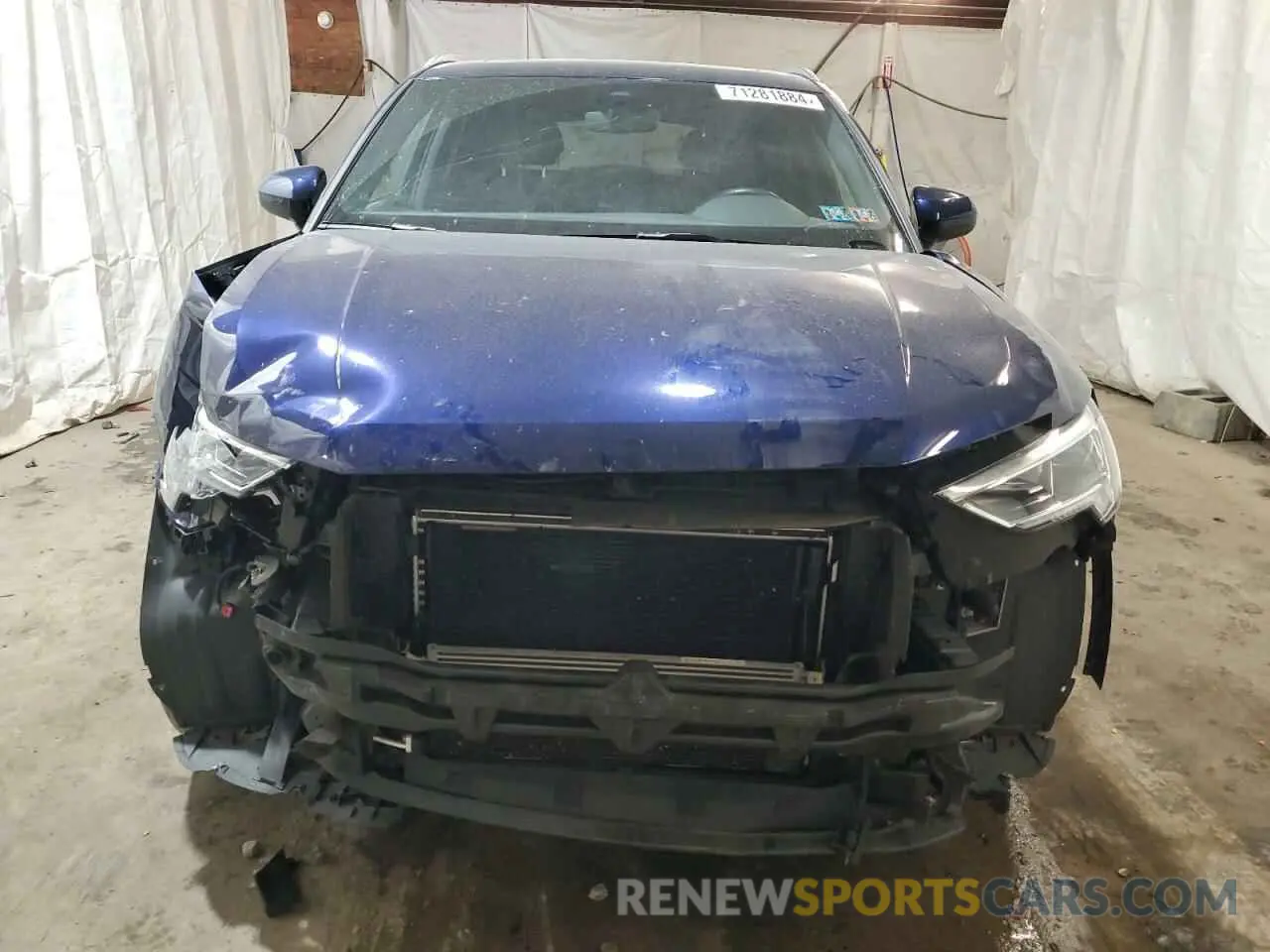 5 fotografías del automóvil dañado WA1EECF30M1051020 AUDI Q3 2021
