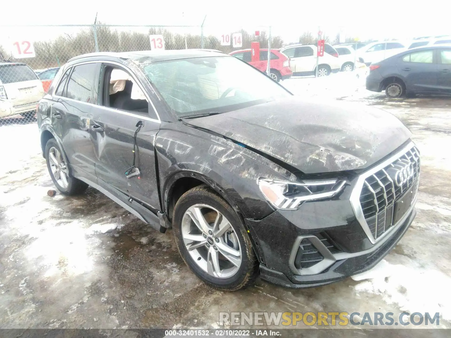 1 fotografías del automóvil dañado WA1EECF31M1019810 AUDI Q3 2021