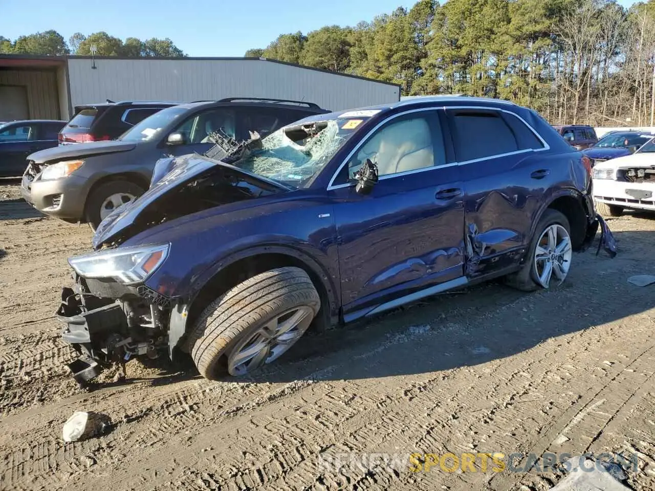 1 fotografías del automóvil dañado WA1EECF32M1019069 AUDI Q3 2021