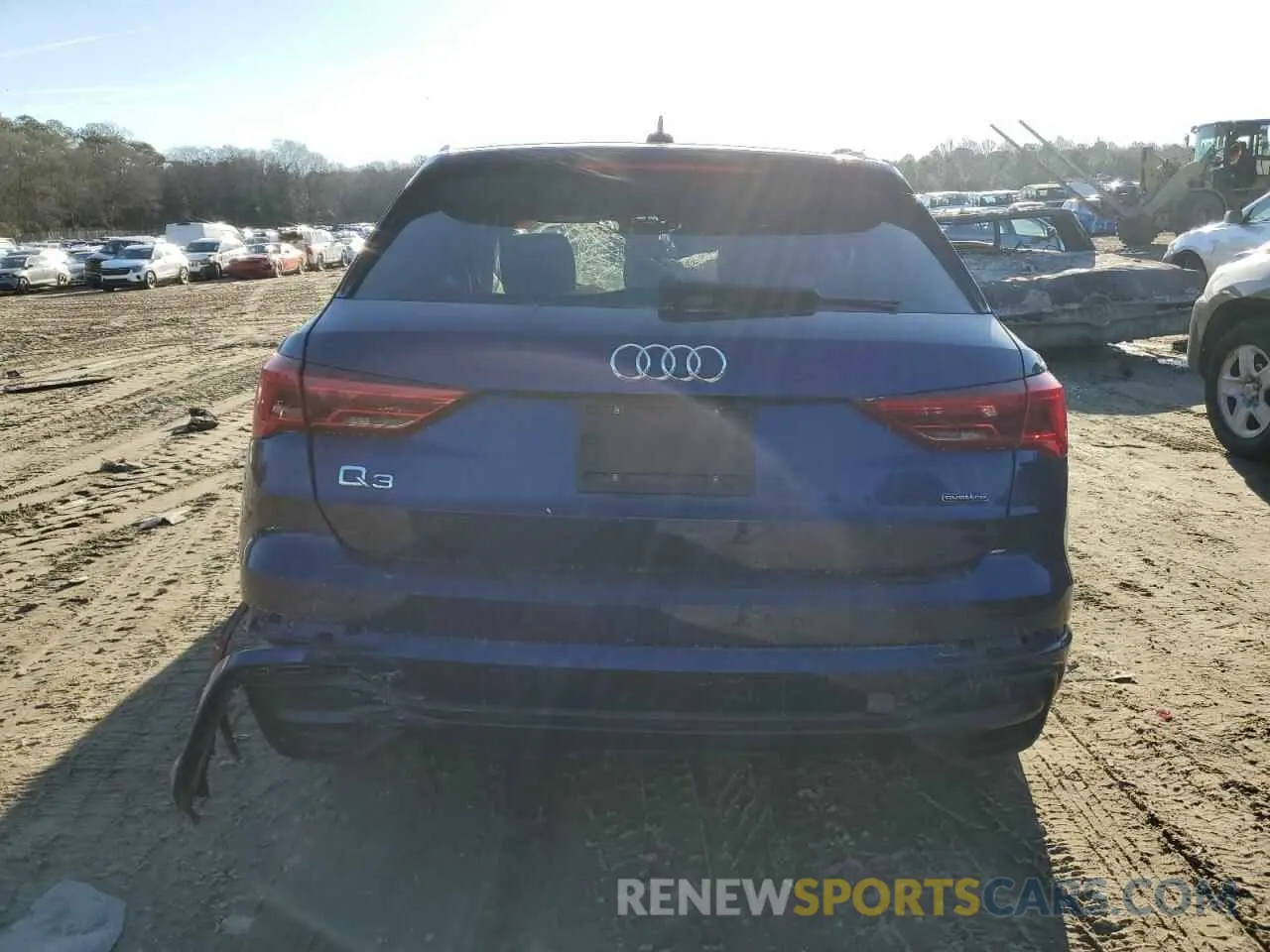 6 fotografías del automóvil dañado WA1EECF32M1019069 AUDI Q3 2021