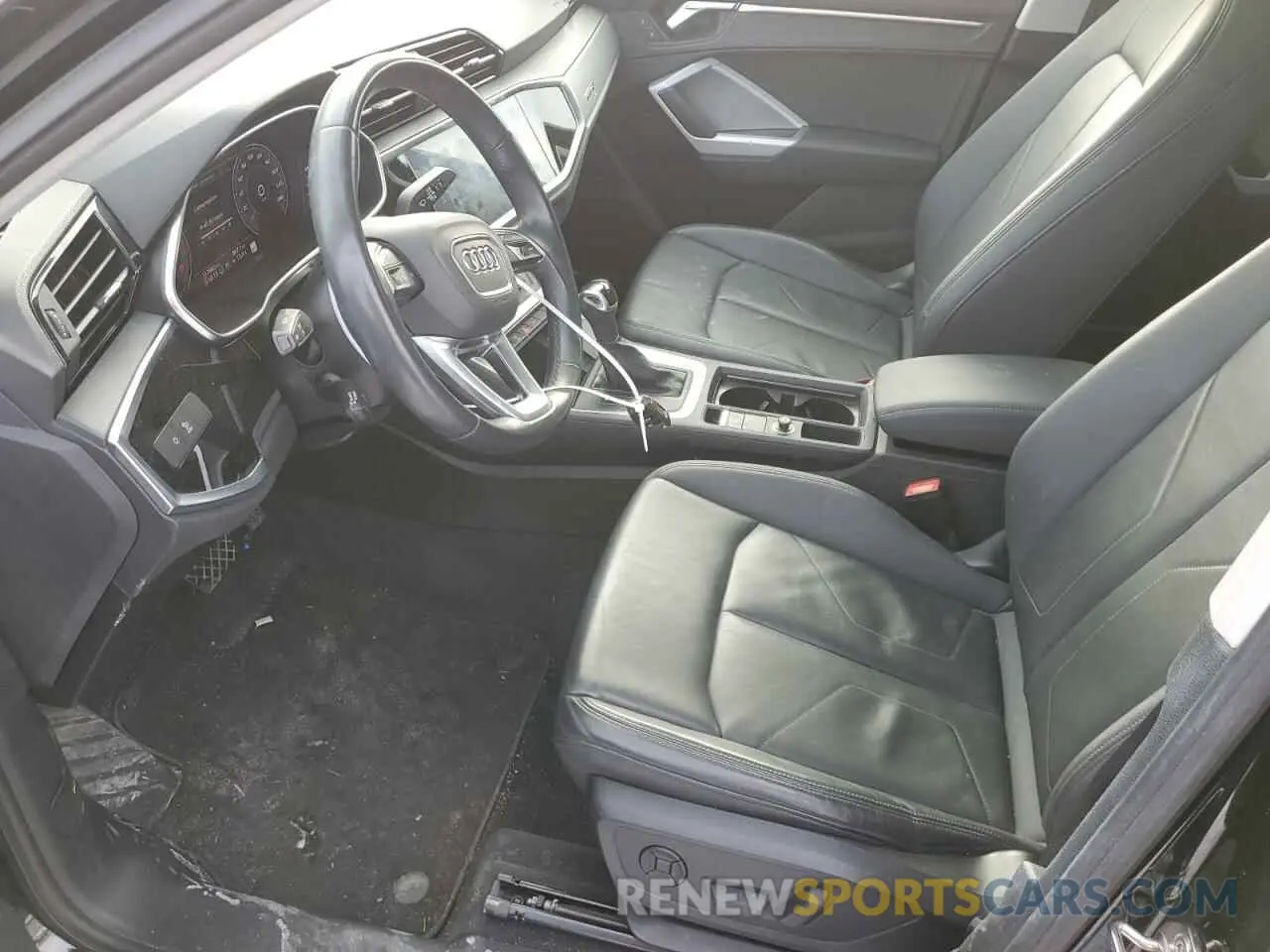 7 fotografías del automóvil dañado WA1EECF35M1028042 AUDI Q3 2021