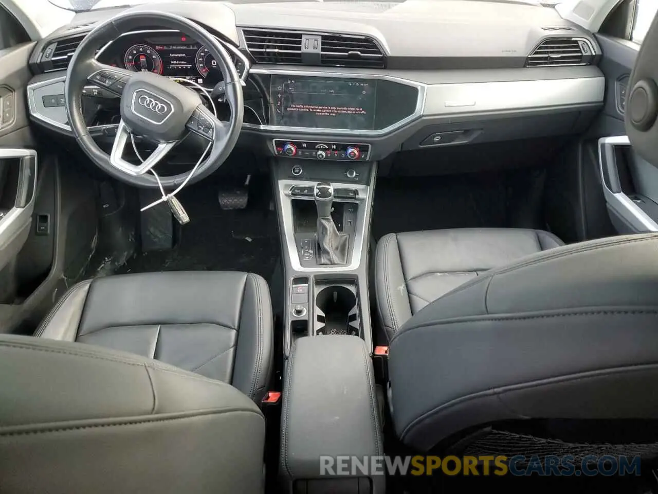 8 fotografías del automóvil dañado WA1EECF35M1028042 AUDI Q3 2021