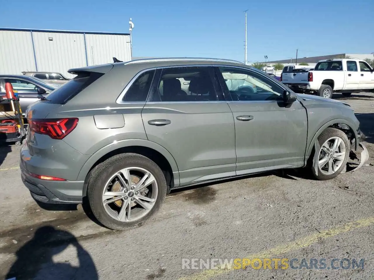 3 fotografías del automóvil dañado WA1EECF35M1153722 AUDI Q3 2021