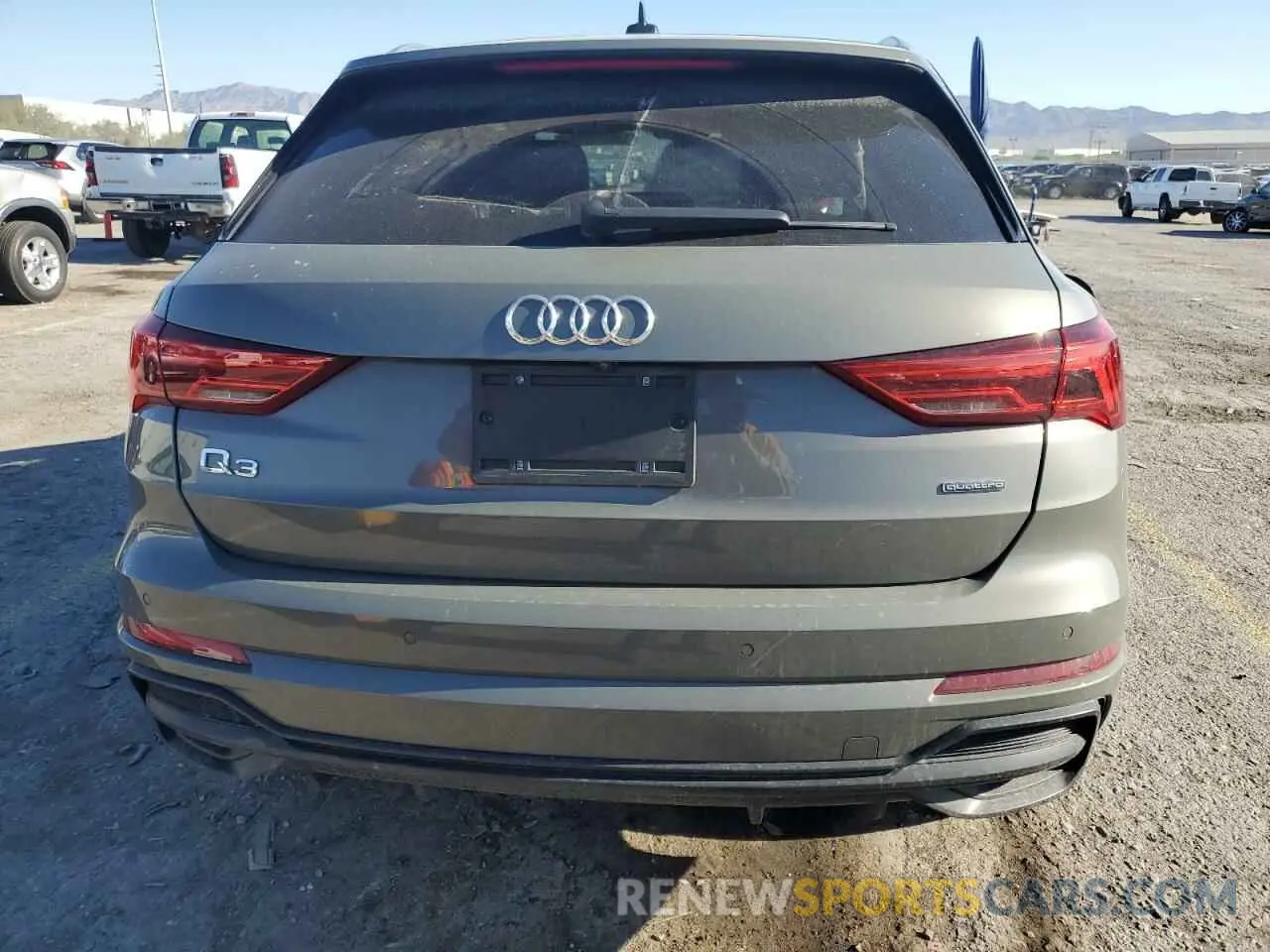 6 fotografías del automóvil dañado WA1EECF35M1153722 AUDI Q3 2021