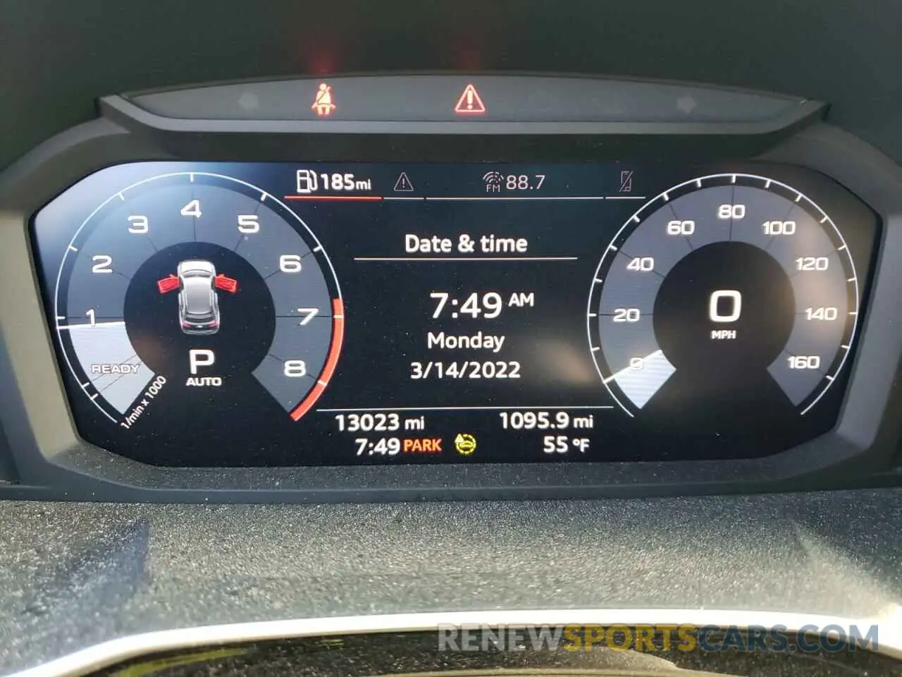 8 fotografías del automóvil dañado WA1EECF36M1024341 AUDI Q3 2021