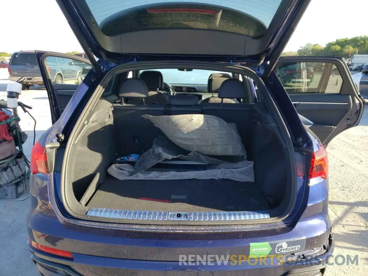 9 fotografías del automóvil dañado WA1EECF36M1024341 AUDI Q3 2021