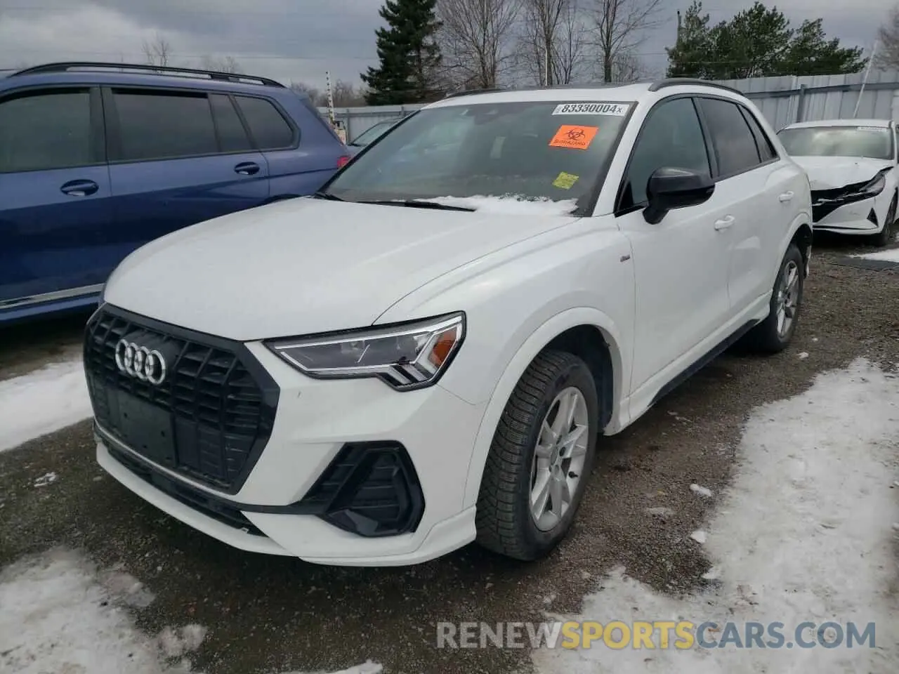 1 fotografías del automóvil dañado WA1EECF36M1091392 AUDI Q3 2021