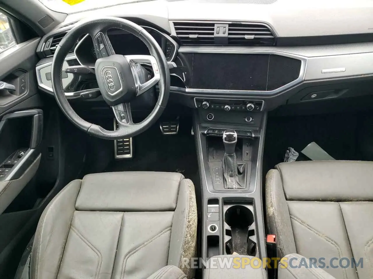 8 fotografías del automóvil dañado WA1EECF36M1091392 AUDI Q3 2021