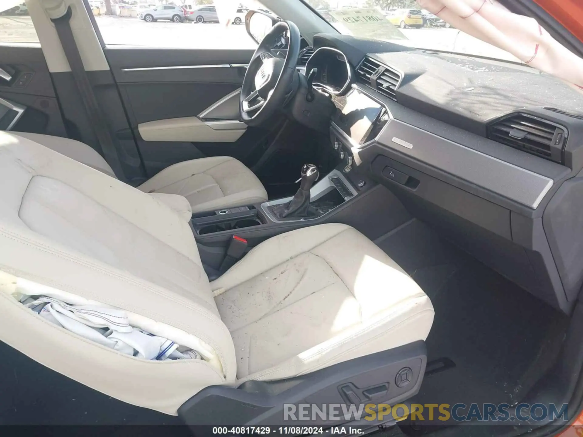 5 fotografías del automóvil dañado WA1EECF36M1100673 AUDI Q3 2021