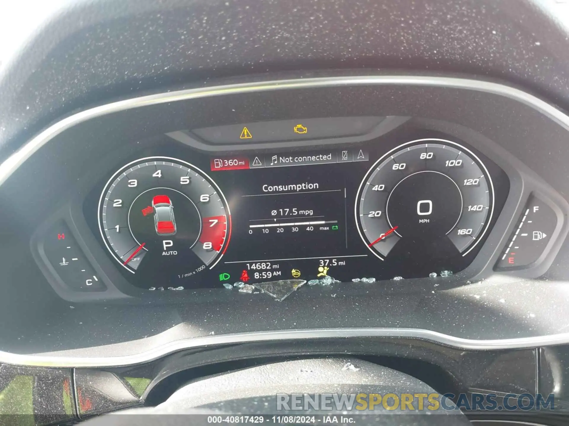 7 fotografías del automóvil dañado WA1EECF36M1100673 AUDI Q3 2021