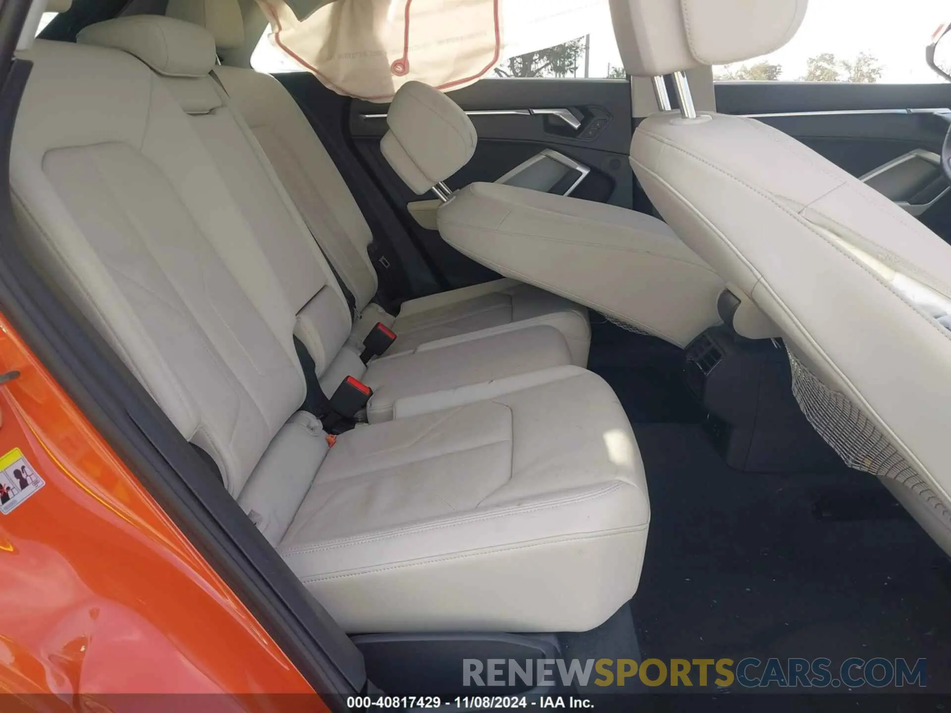 8 fotografías del automóvil dañado WA1EECF36M1100673 AUDI Q3 2021