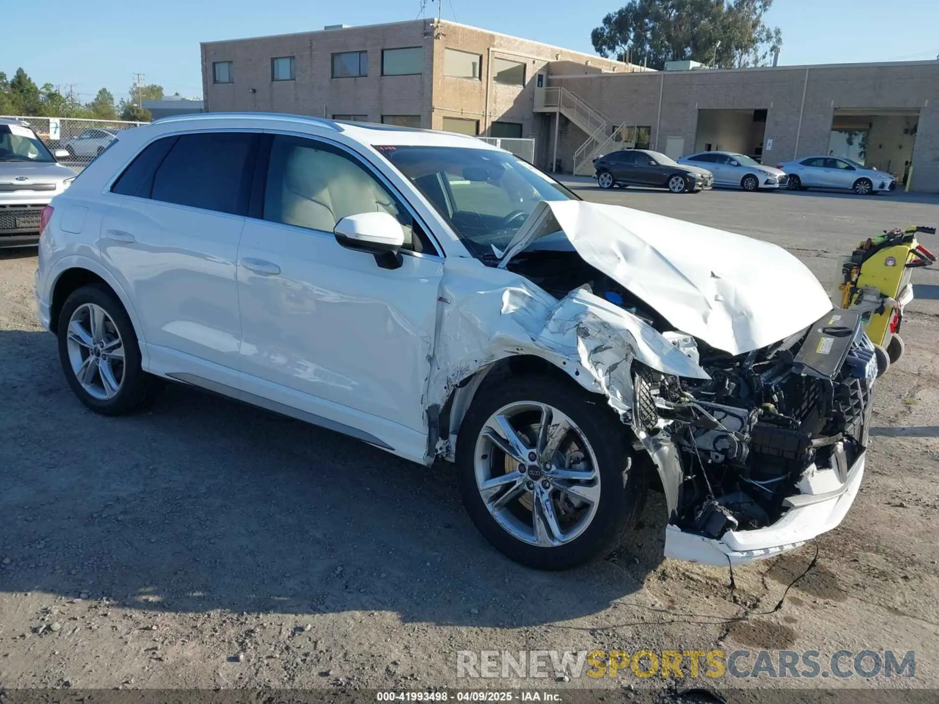 1 fotografías del automóvil dañado WA1EECF37M1044601 AUDI Q3 2021