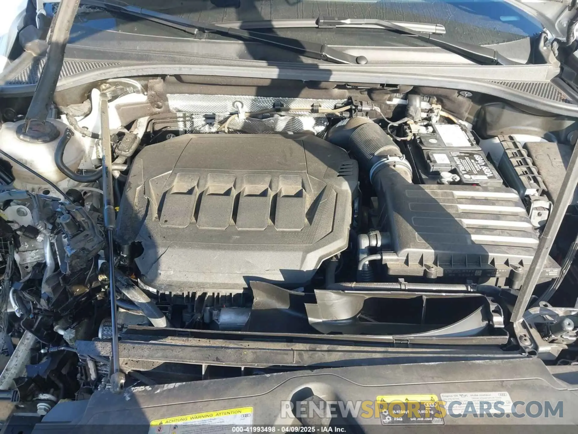 10 fotografías del automóvil dañado WA1EECF37M1044601 AUDI Q3 2021