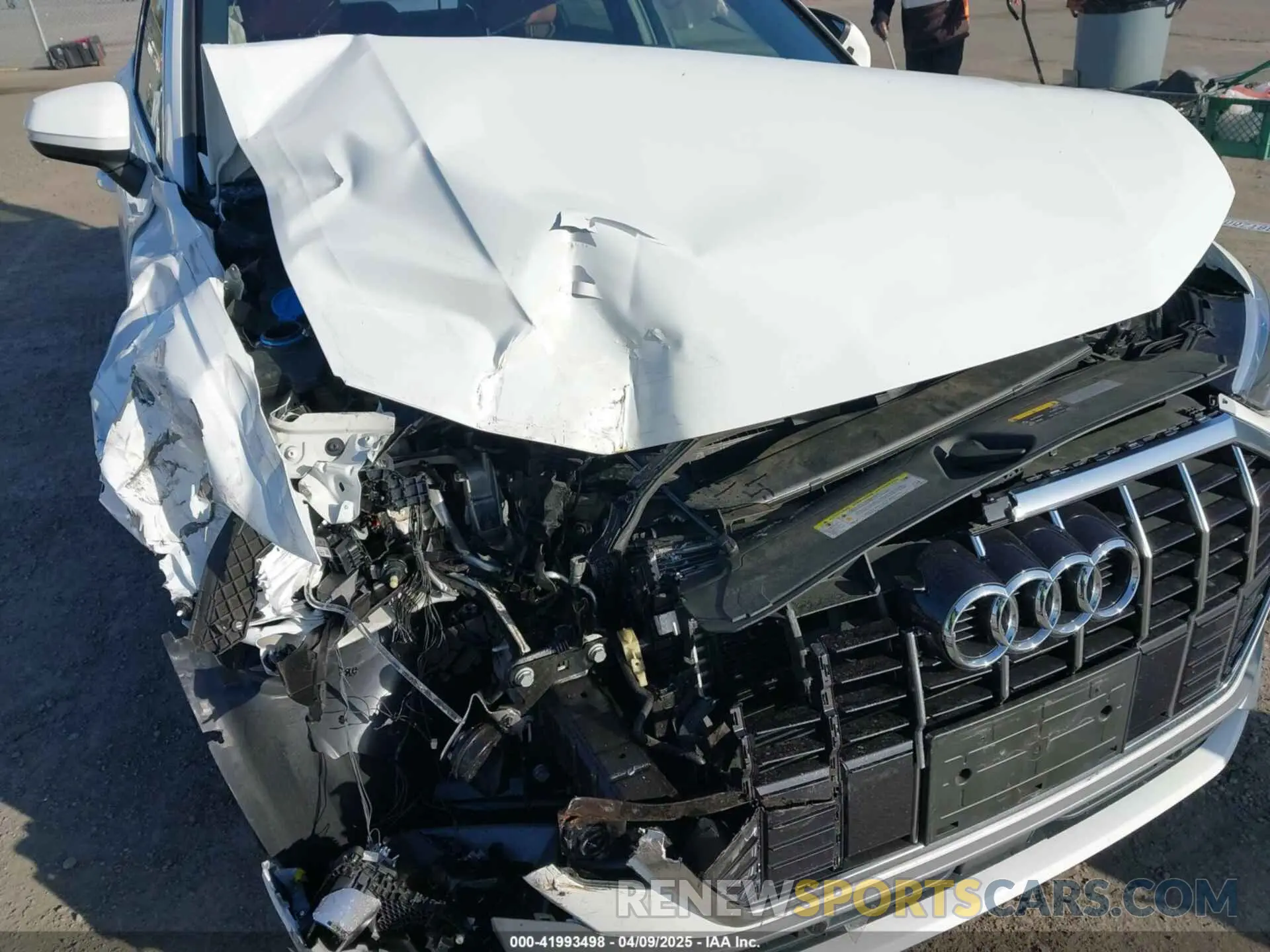 6 fotografías del automóvil dañado WA1EECF37M1044601 AUDI Q3 2021
