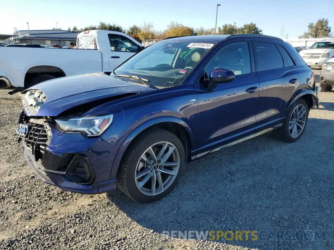 1 fotografías del automóvil dañado WA1EECF37M1055694 AUDI Q3 2021