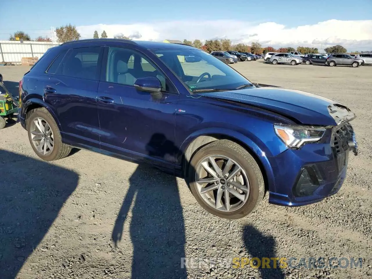4 fotografías del automóvil dañado WA1EECF37M1055694 AUDI Q3 2021