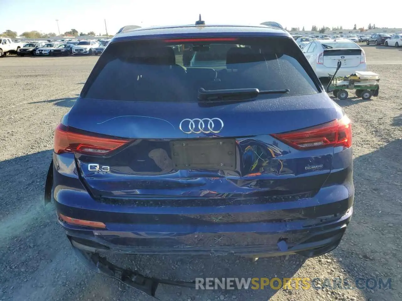 6 fotografías del automóvil dañado WA1EECF37M1055694 AUDI Q3 2021