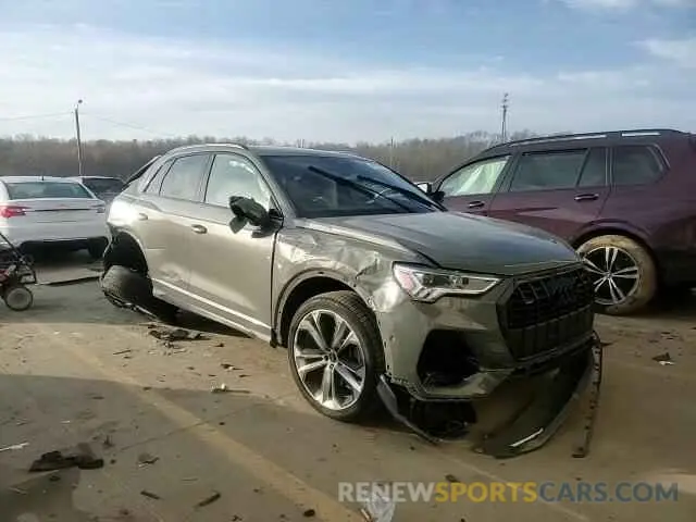 12 fotografías del automóvil dañado WA1EECF37M1152426 AUDI Q3 2021
